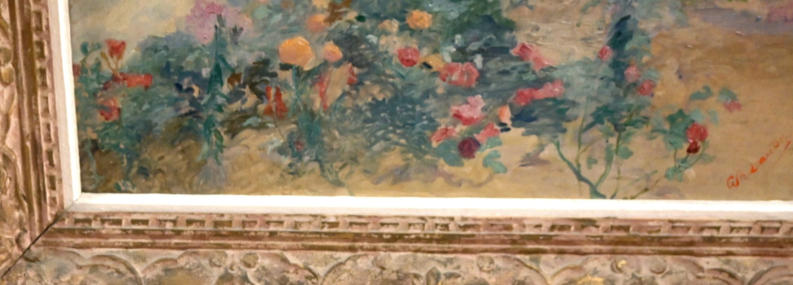 Georges BILLAUDOT (Paris, 1868-1951) In the garden; Pair of oils on panel - Image 2