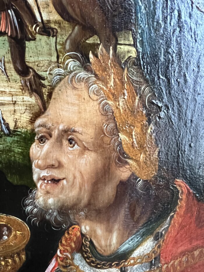 Adoration of the Magi, 1518, oil on wood - Image 6