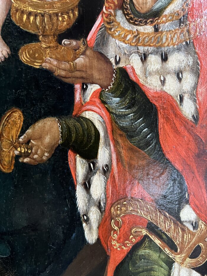 Adoration of the Magi, 1518, oil on wood - Image 15