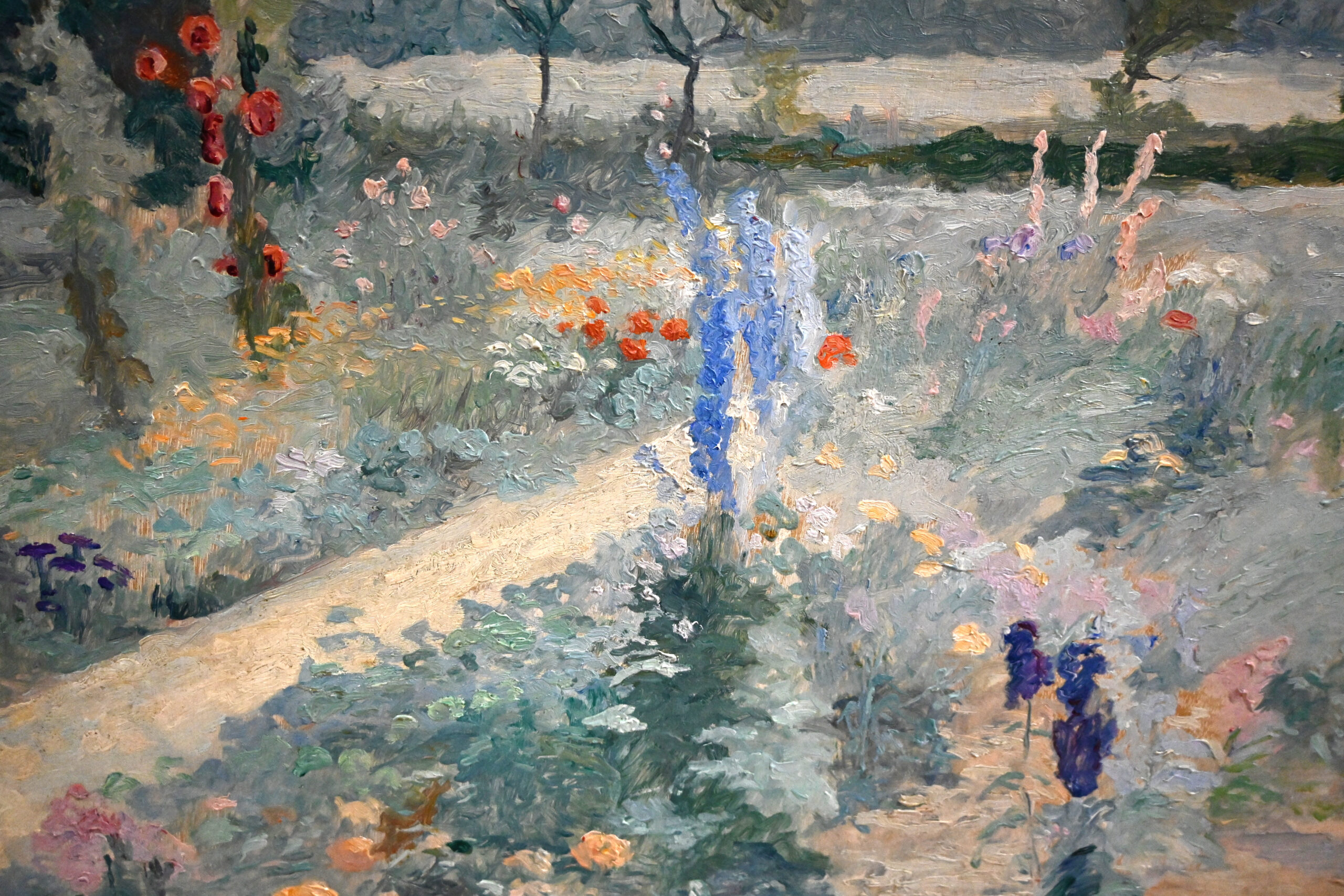 Georges BILLAUDOT (Paris, 1868-1951) In the garden; Pair of oils on panel - Image 4