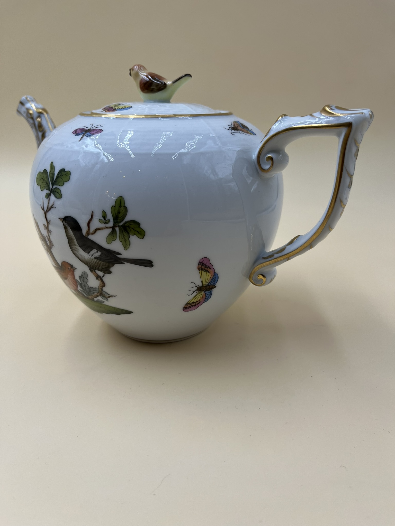 Herend 8-piece tea set, numbered, hand-painted, excellent Condition - Image 8