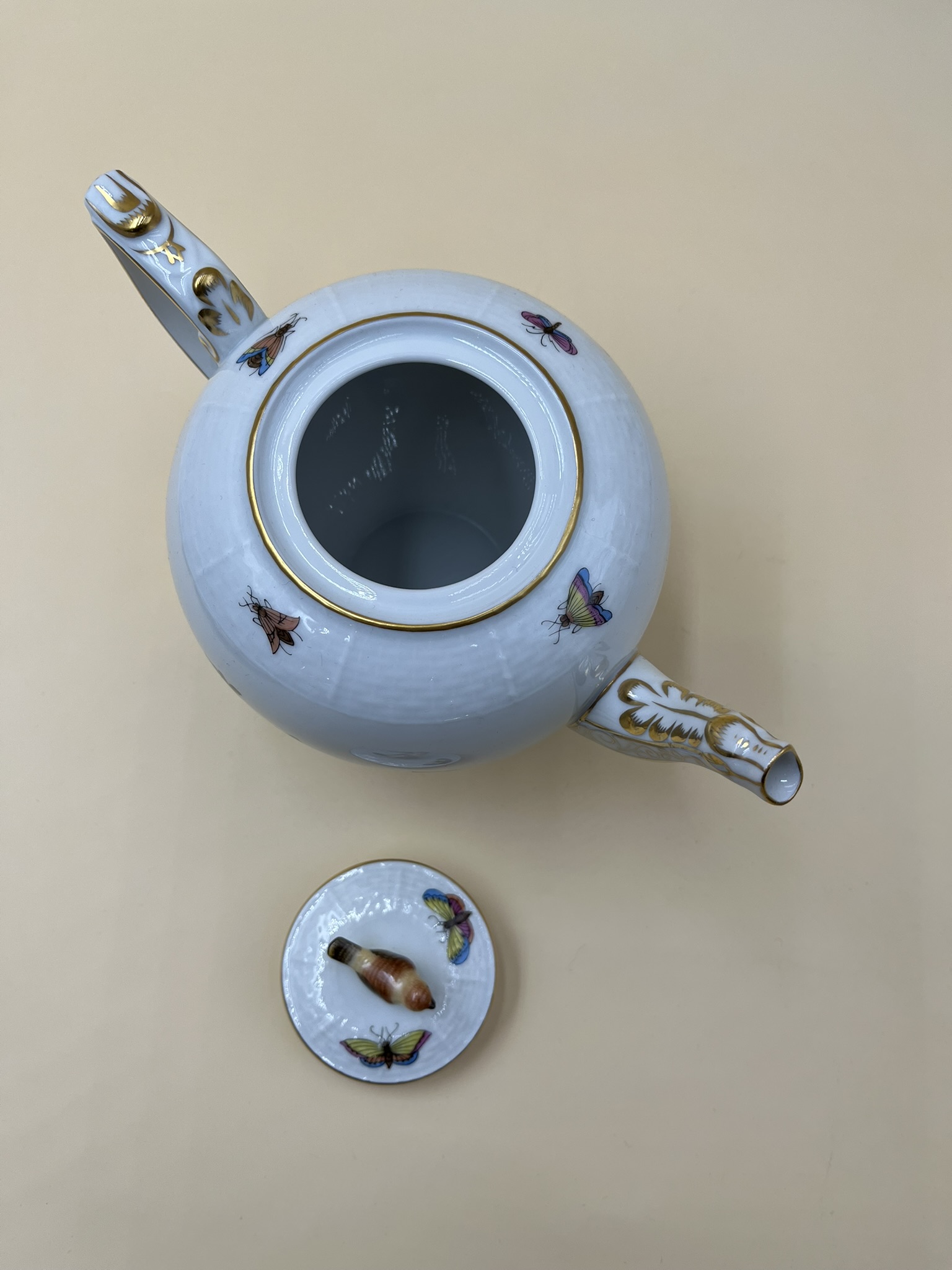 Herend 8-piece tea set, numbered, hand-painted, excellent Condition - Image 11