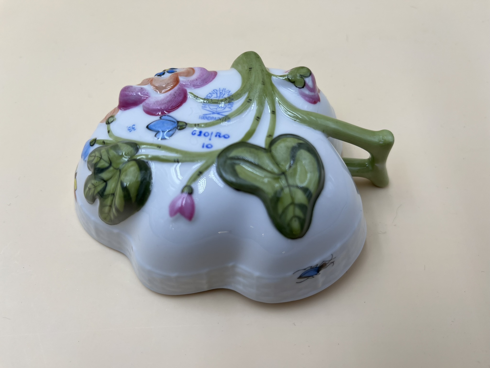 Herend 8-piece tea set, numbered, hand-painted, excellent Condition - Image 16